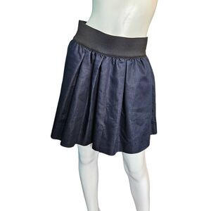 NWT Necessary Objects Blue Skater Skirt Medium
